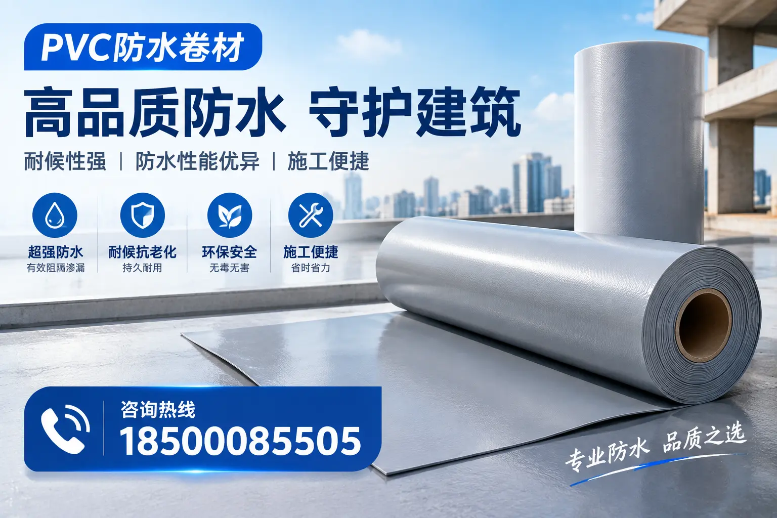 PVC防水卷材的防水效果评测，适合大兴安岭的科学依据
